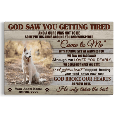 Custom Canvas Prints Memorial Pet Photo Canvas