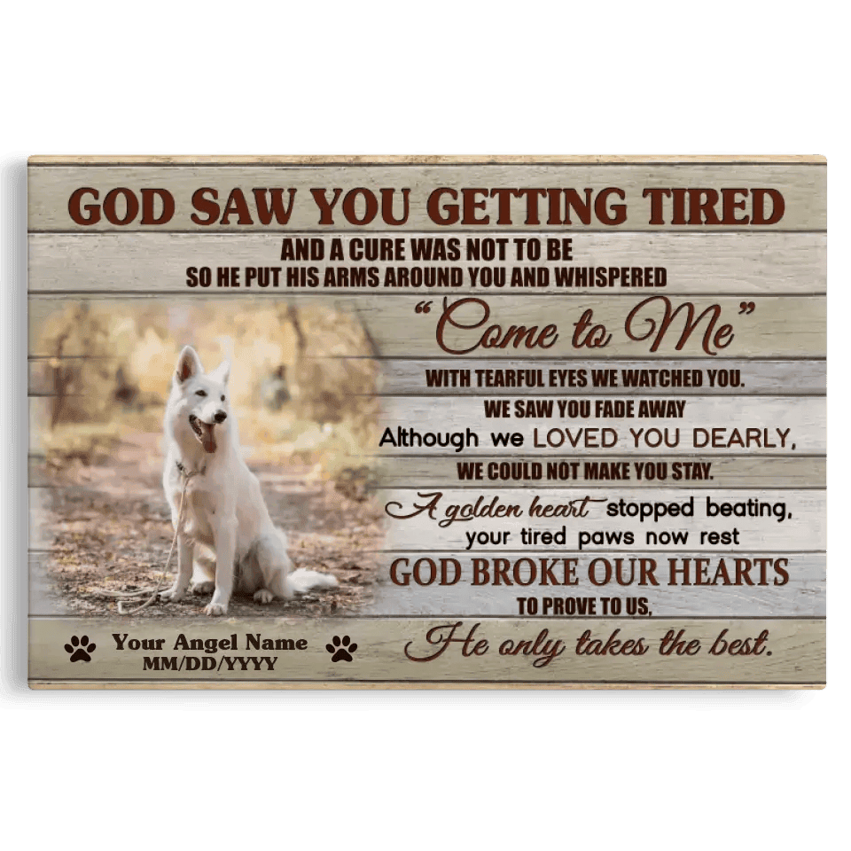 Custom Canvas Prints Memorial Pet Photo Canvas