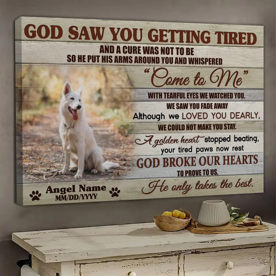 Custom Canvas Prints Memorial Pet Photo Canvas