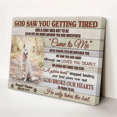 Custom Canvas Prints Memorial Pet Photo Canvas