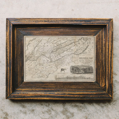 1833 Georgia Mining Print State Map Of Georgia Travel Gift Idea Map Art Map Of Georgia Office Decor Atlanta Rustic Map Engagement Gift Art