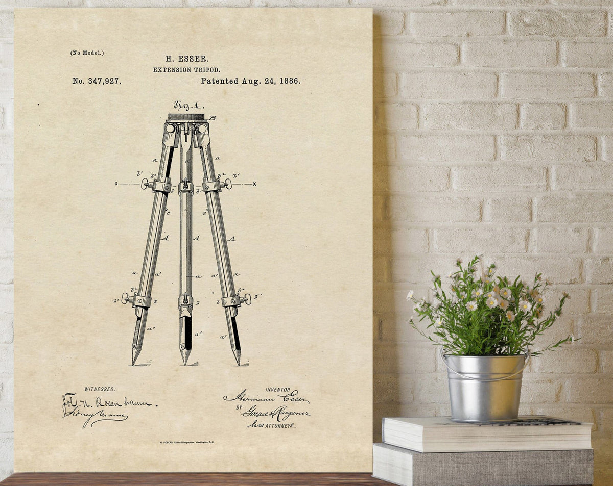 Surveyor Patent Print Surveying Instrument Tools Patent Art Office Wall Art Home Decor Graduation, Builder Gift Idea