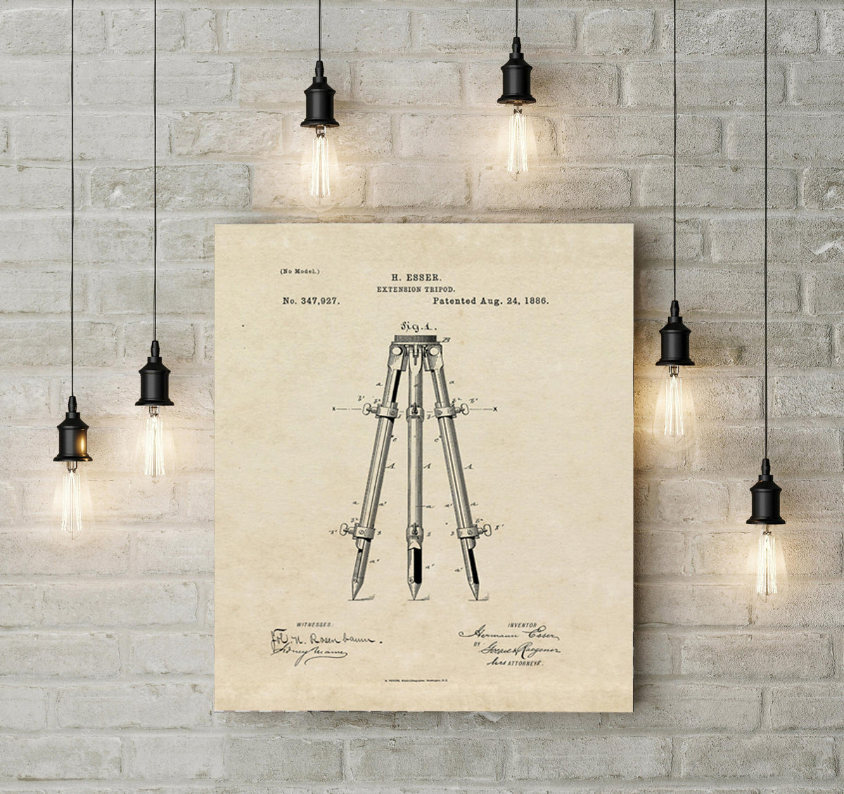 Surveyor Patent Print Surveying Instrument Tools Patent Art Office Wall Art Home Decor Graduation, Builder Gift Idea