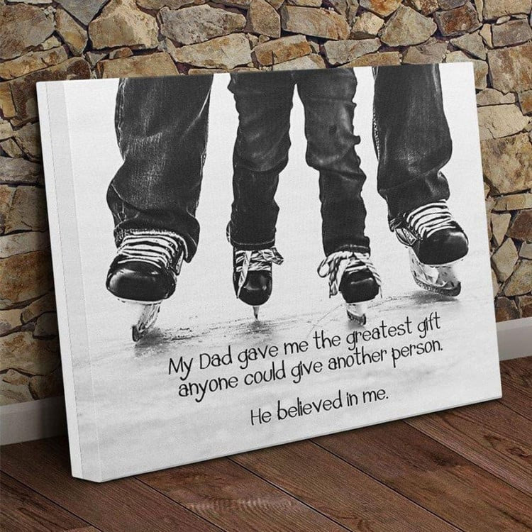 Hockey Canvas Prints Wall Art, Gift For Hockey Players Hockey Living Room Wall Art