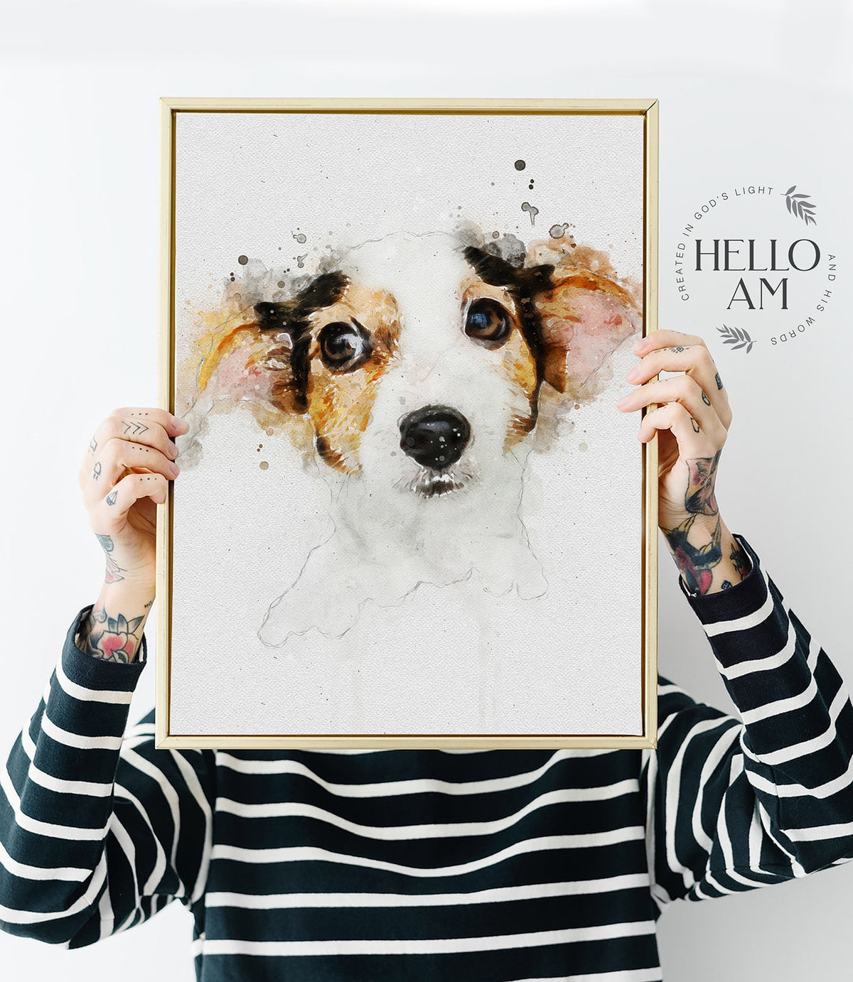 Pet Painting Dog Portrait,Portrait From Photo Portrait Of Dog Dog Memorial Gift For Mom Personalized Dog Custom Pet Dog Art, Gift For Her_A