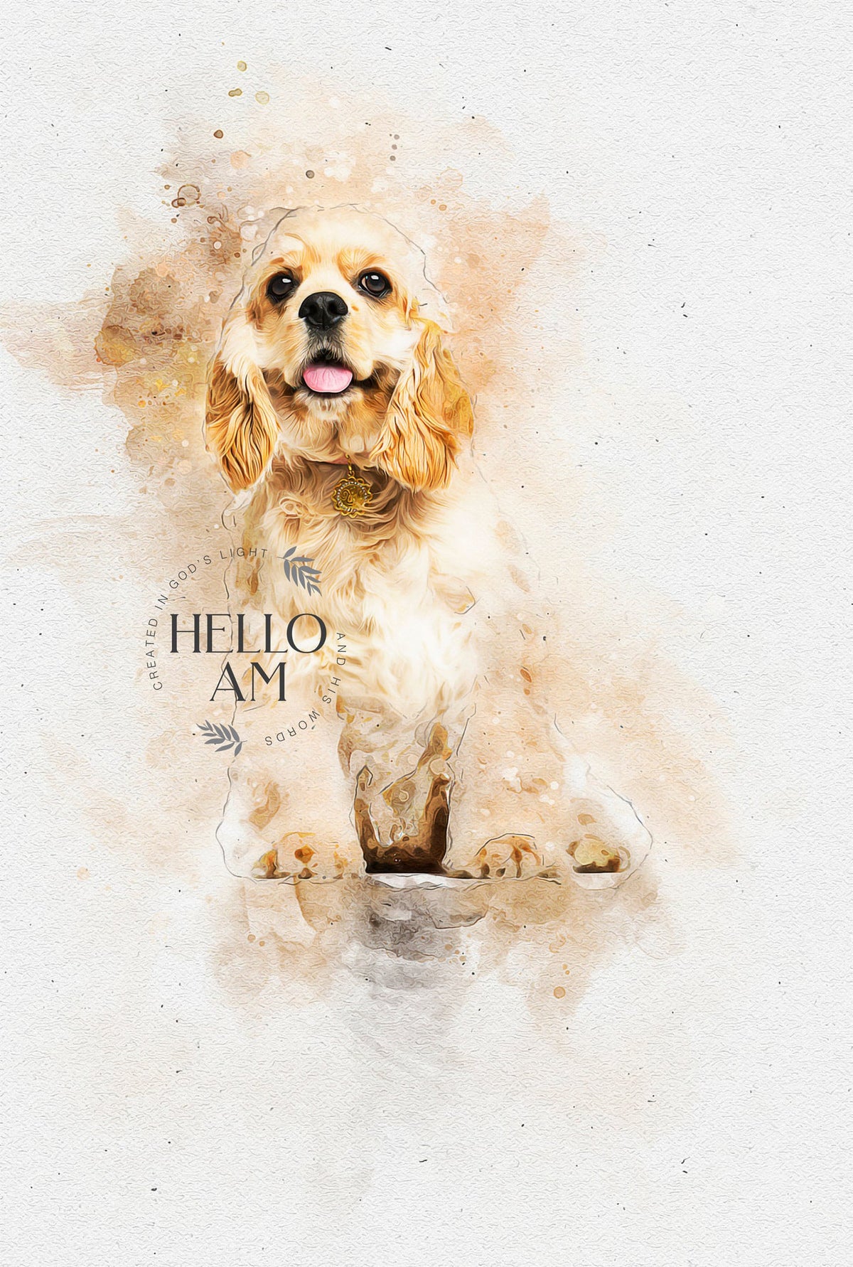 Watercolor Pet Portrait From Photo, Custom Dog Portrait Personalized Dog Gift Pet Memorial Birthday Gift For Her Dog Mom Father's Day Gift