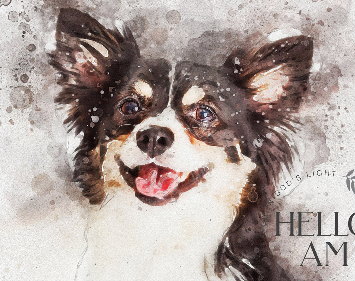 Custom Pet Portrait, Dog Portrait Cat Portrait Portrait From Photo Peekaboo Pet Pet Memorial Gift Pet Art Pet Art Print_Art