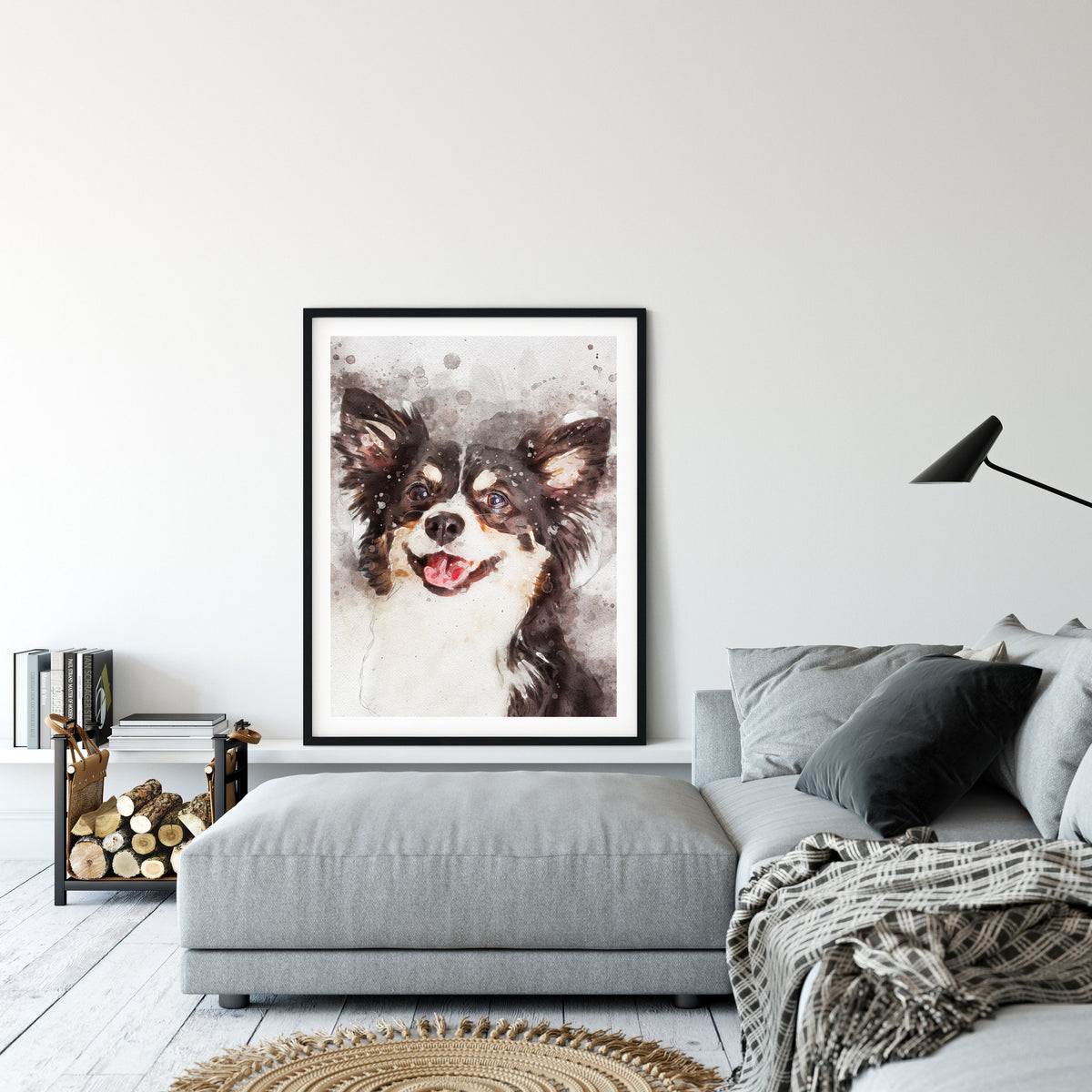 Custom Pet Portrait, Dog Portrait Cat Portrait Portrait From Photo Peekaboo Pet Pet Memorial Gift Pet Art Pet Art Print_Art