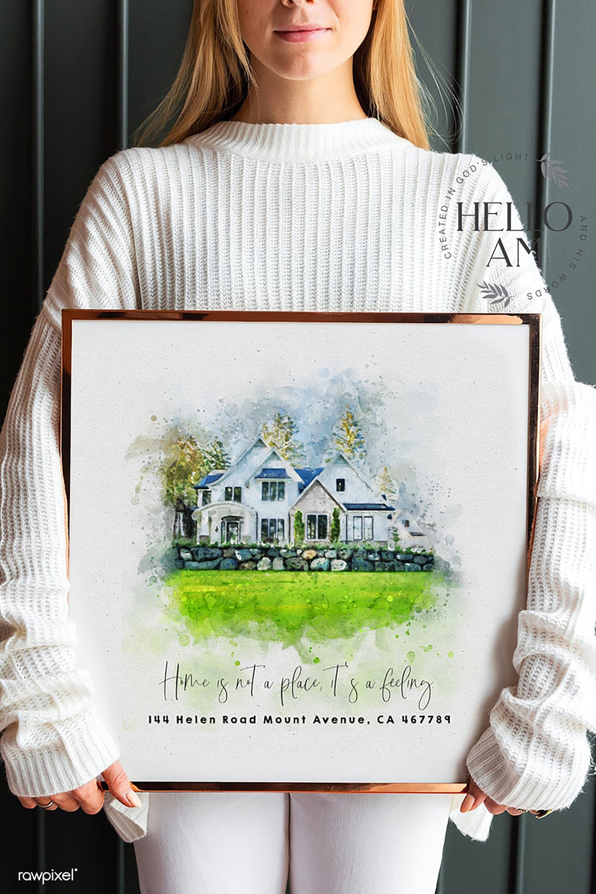 Wedding Venue Illustration Watercolor,Wedding Venue Drawing, Canvas Print, Wedding Gift,Anniversary Gift,Landscape Painting,Church Portrait