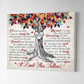 Memory Gifts for Loss of Dad Canvas, Memorial Poster Wall Art Home Decor