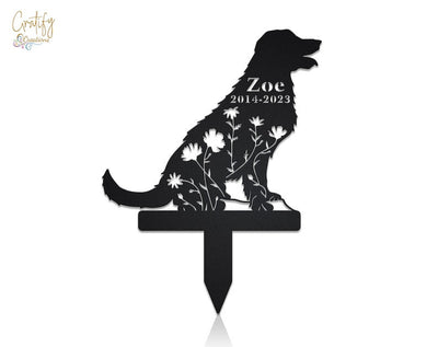 Labrador Retrievers Dog Sign Dog Memorial Stake, Metal Stake, Sympathy Sign, Pet Grave Marker, Remembrance Stake, Pet Memorial Gift