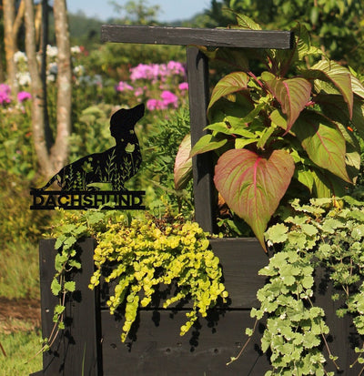 Custom Dachshund Memorial Stake Sign,Pet Grave Markers Sign, Metal Sign With Stake,Pet Loss Gift,Sympathy Sign, Remembrance Stake