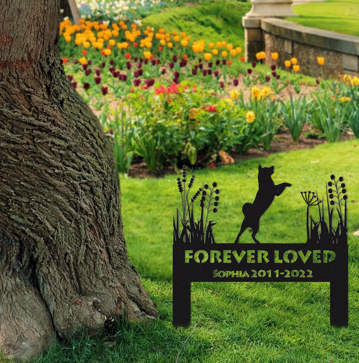 Shiba Inu Memorial Stake Sign Personalized Shiba Inu Gift Pet Grave Markers Sign Pet Loss Gift Sympathy Sign Remembrance Stake