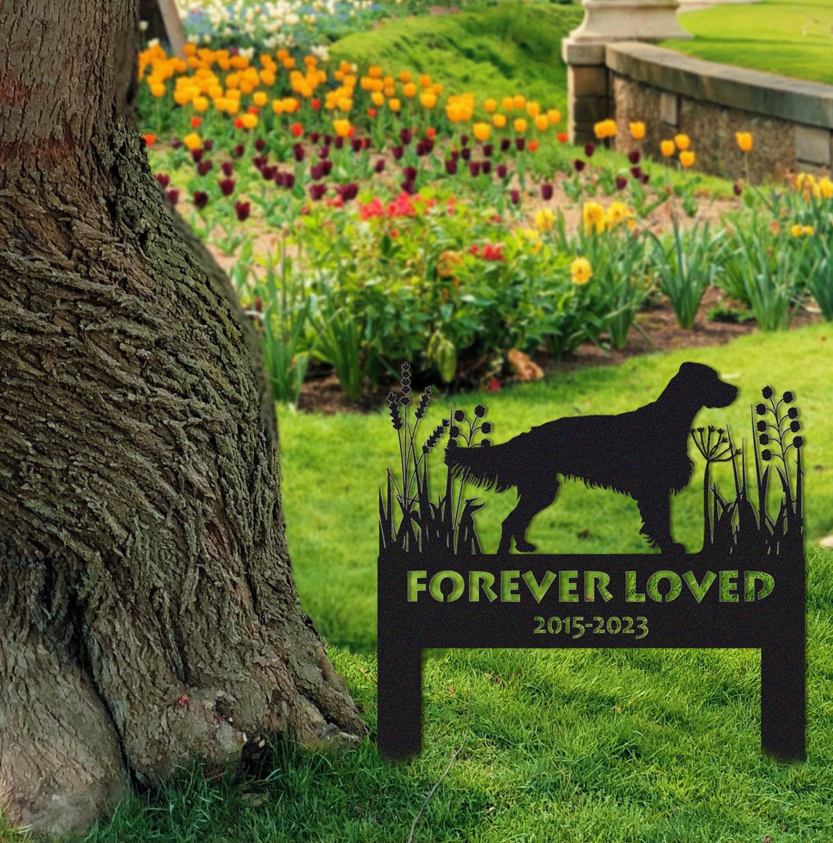 English Setter Memorial Stake Sign Personalized Pet Grave Markers Sign Sign With Stake Pet Loss Gift Sympathy Sign Remembrance Stake
