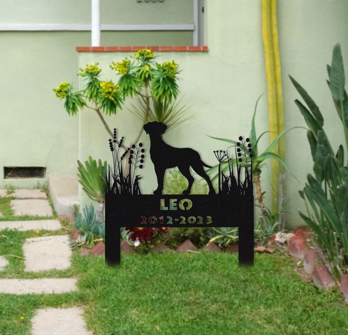 Great Dane Memorial Stake Sign Personalized Pet Grave Markers Sign Sign With Stake Pet Loss Gift Sympathy Sign Great Dane Remembrance Stake
