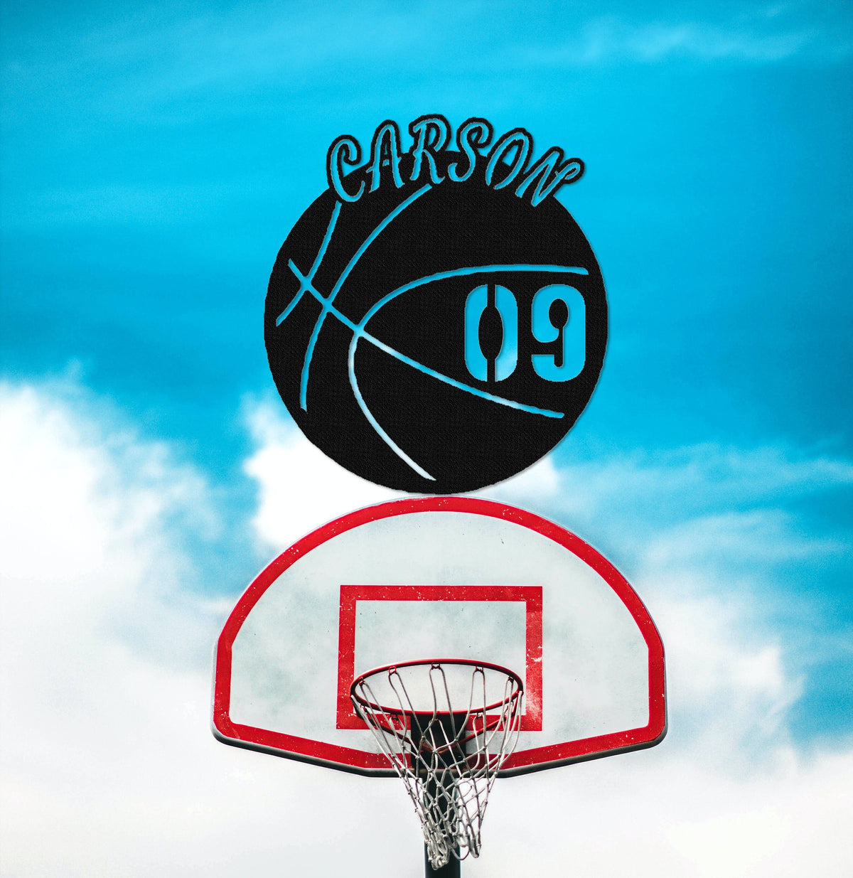 Basketball Metal Sign Personalized Custom Basketball Sign For Room Decor Basketball Player Gift Football Name Sign Basketball Number Sign