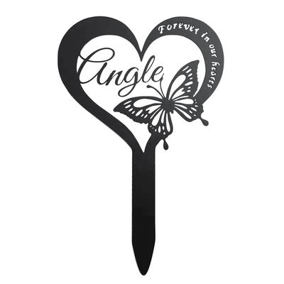 Butterfly-Shaped Memorial Garden Stake Heartfelt Sympathy Gift for Loss of Father, Dad, or Loved One - Cemetery, Yard Art Decoration