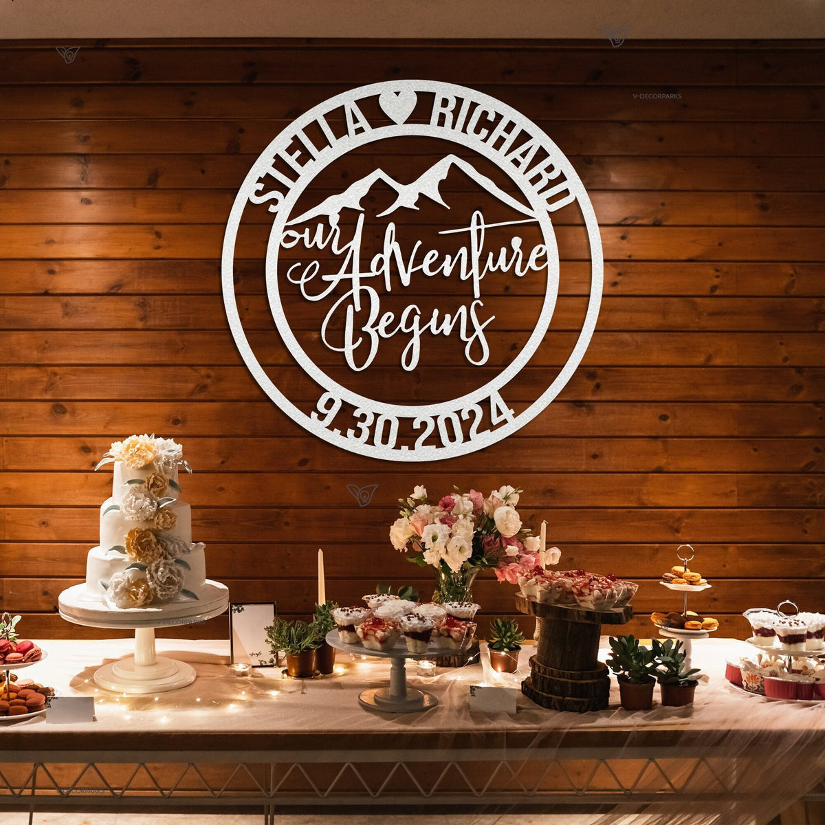 Custom Wedding Sign Personalized Wedding Gift For Couple Wedding Date Sign Engagement Sign Anniversary Gift Bridal Shower Gift