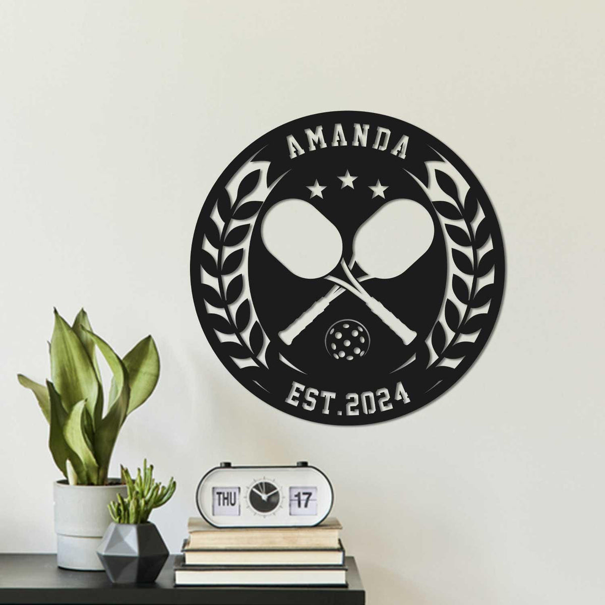 Custom Pickleball Metal Sign Pickleball Wall Art Pickleball Lover Gift Pickleball Club Sign Pickleball Player Name Sign Gift For Him