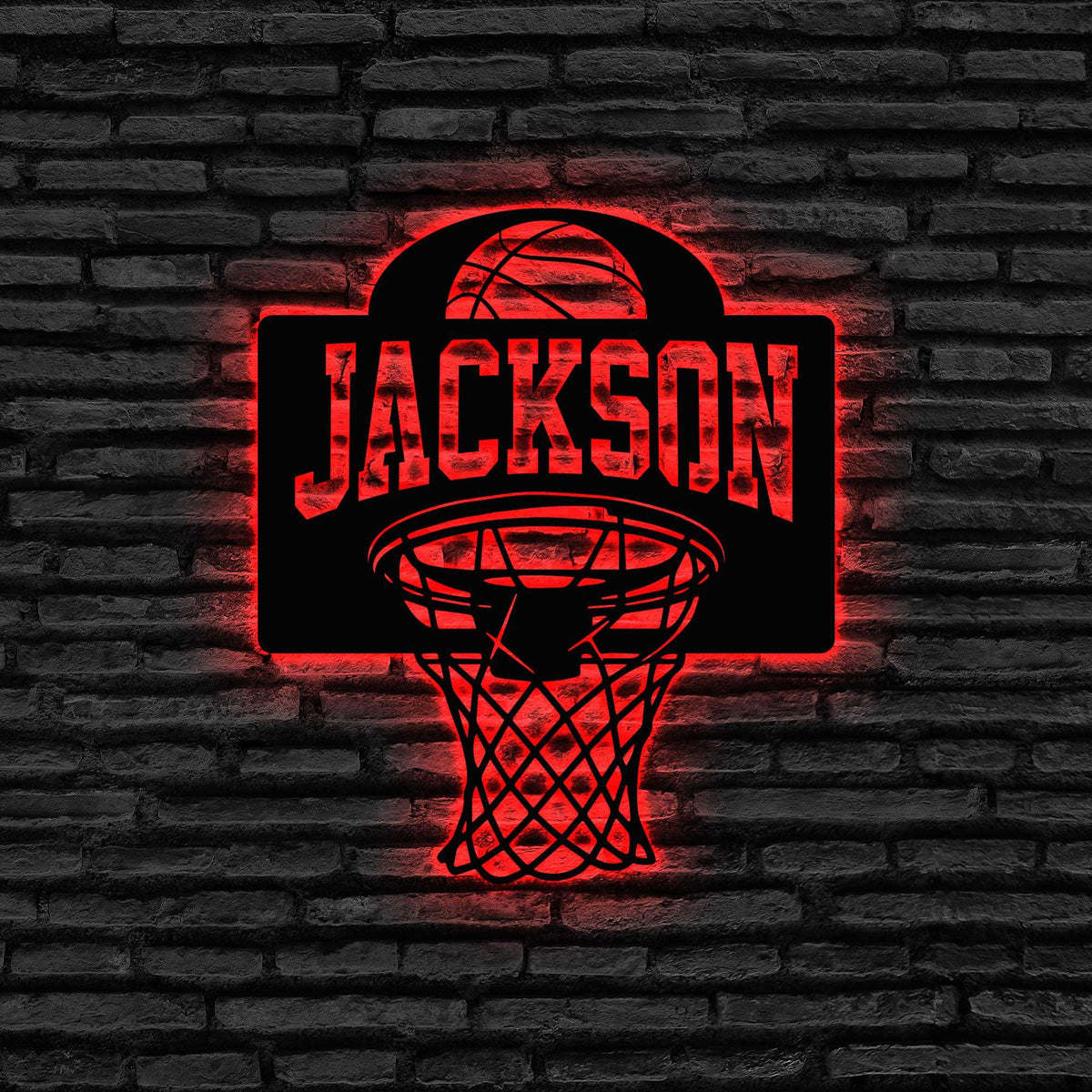 Custom Basketball Metal Wall Art With Led Light Personalized Basketball Decor Basketball Sign Basketball Lover Gift Birthday Gift