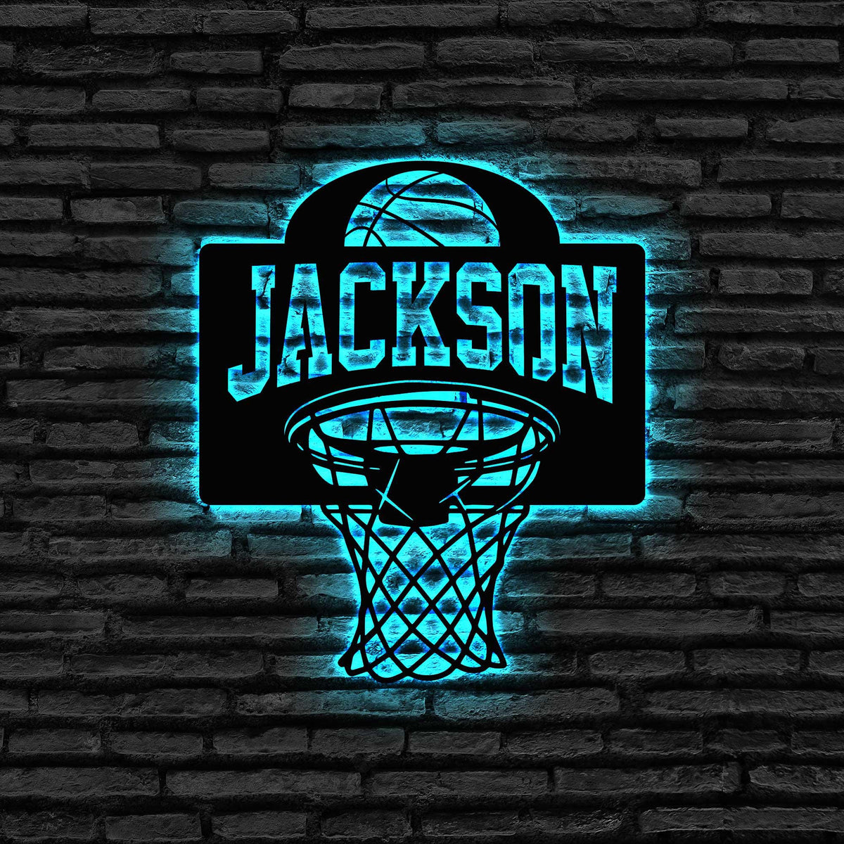 Custom Basketball Metal Wall Art With Led Light Personalized Basketball Decor Basketball Sign Basketball Lover Gift Birthday Gift