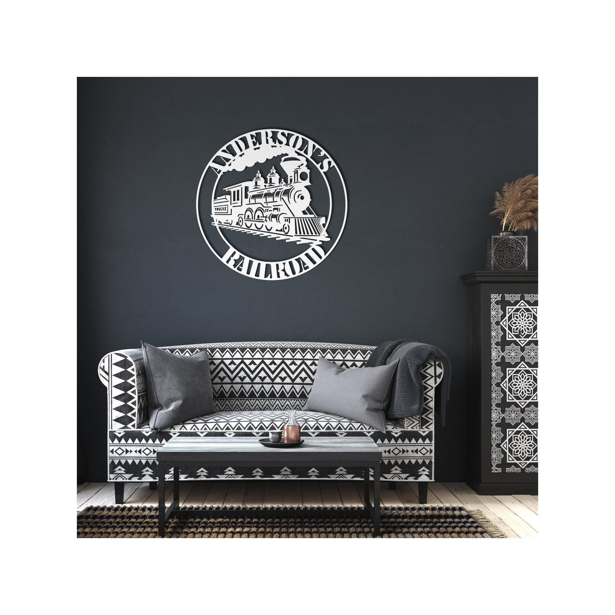Personalized Train Metal Sign Custom Train Name Sign Train Room Decor For Kids Unique Gift For Train Enthusiasts Model Railroad Club