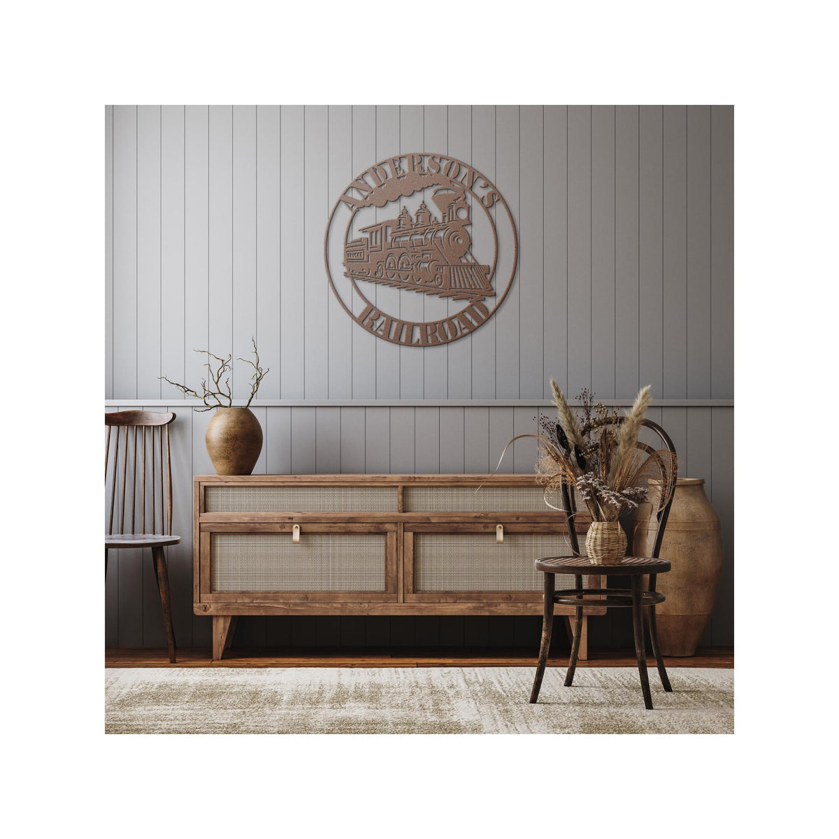 Personalized Train Metal Sign Custom Train Name Sign Train Room Decor For Kids Unique Gift For Train Enthusiasts Model Railroad Club