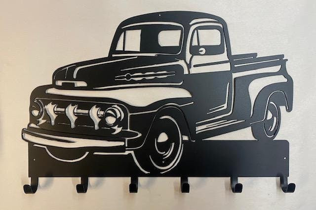 Ford Truck 51-52 Coatrack Key Holder Coat Hook For Wall Key Organizer Gift Idea