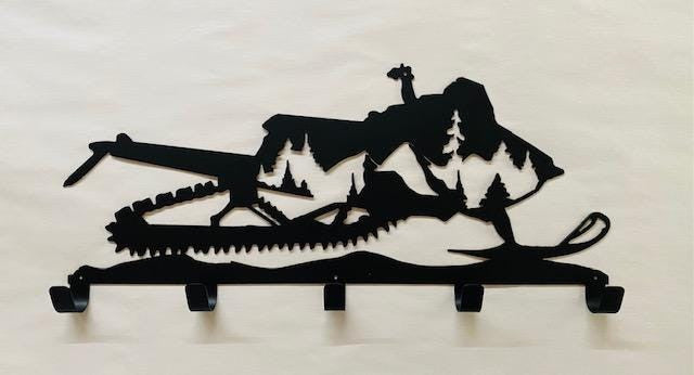 Snowmobile Coattowel Rack Key Holder Coat Hook For Wall Key Organizer Gift Idea