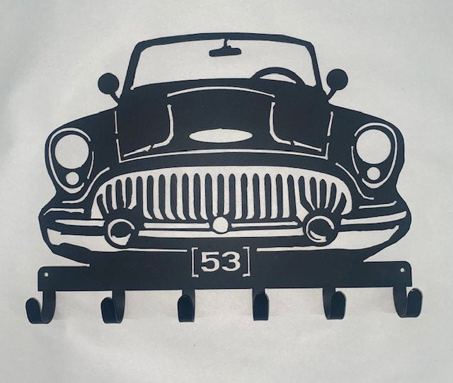 Buick 53 Key Rack Key Holder Coat Hook For Wall Key Organizer Gift Idea