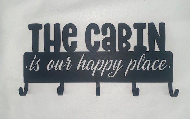 The Cabin Metal Keyhat Rack Key Holder Coat Hook For Wall Key Organizer Gift Idea