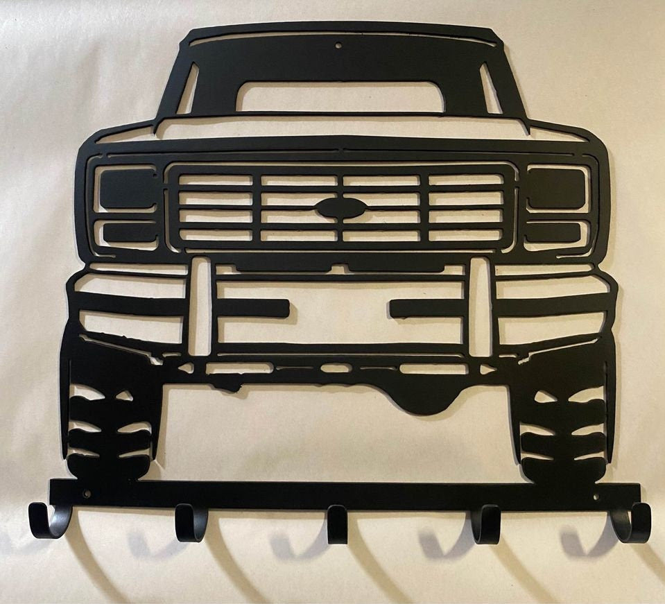 Ford Truck 80s Key Rack Key Holder Coat Hook For Wall Key Organizer Gift Idea For Car Lovers