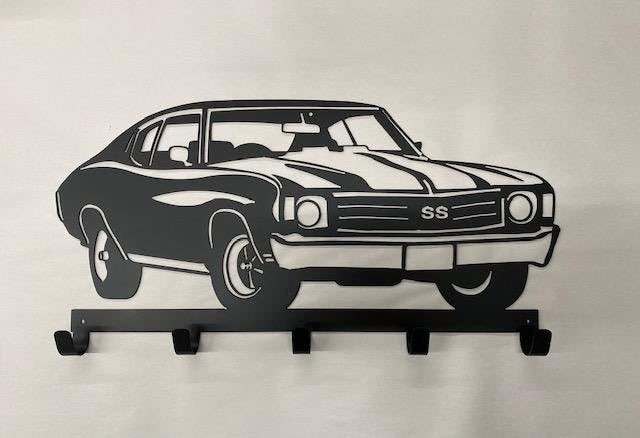 72 Chevelle Ss Coat Rack Key Holder Coat Hook For Wall Key Organizer Gift Idea For Car Lovers