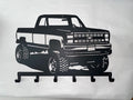Chevy Square 80s Metal Coat Rack Key Holder Coat Hook For Wall Key Organizer Gift Idea