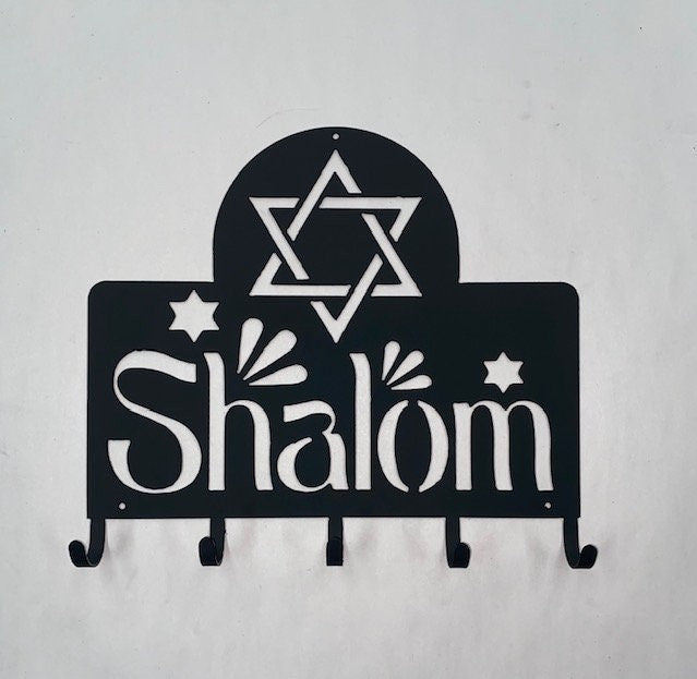 Shalom Metal Key Rack Key Holder Coat Hook For Wall Key Organizer Gift Idea