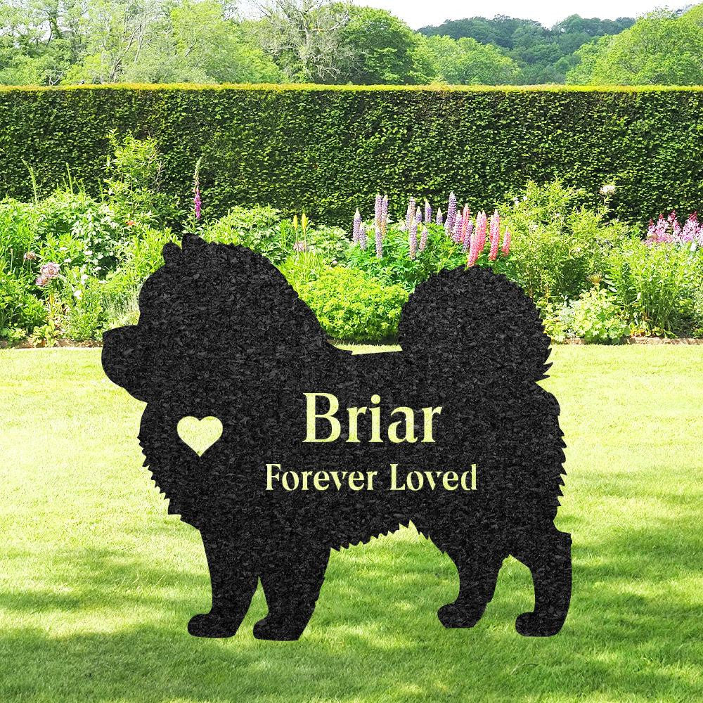 Custom Chow Chow Dog Memorial Stake Dog Name Sign Pet Grave Marker Sympathy Sign Outdoor Grave Plaque Chow Chow Lover Gift