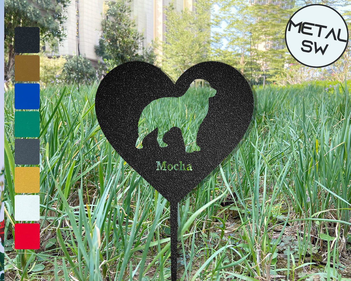 Metal Aussie Sign Aussie Garden Stakes Dog Memorial Aussie Shape Memorial Plaque Pet Loss Gift Pet Sympathy Gift Personalized Gift