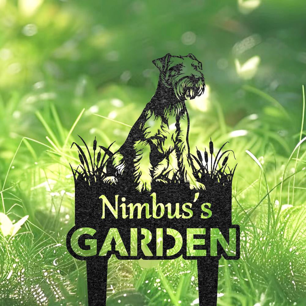 Personalized Airedale Terrier Dog Grave Marker Custom Dog Memorial Garden Stake Dog Tombstone Outdoor Pet Headstone Pet Loss Gift