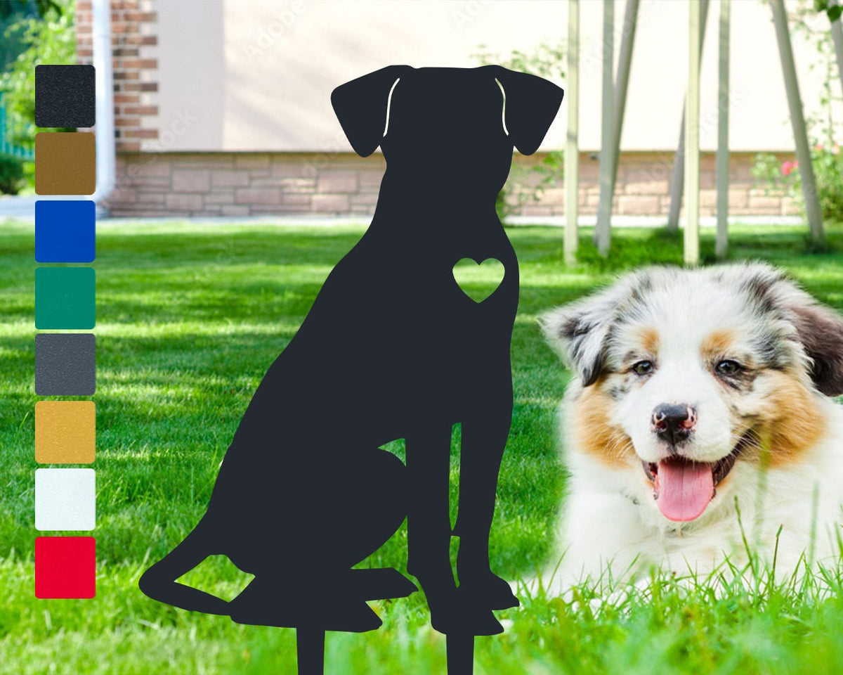 Personalized Labrador Metal Stakes Pet Memorial Plaque Lawn Ornament Memorial Plaque Custom Dog Iron Signs Memorial Stakes For Dog Mom