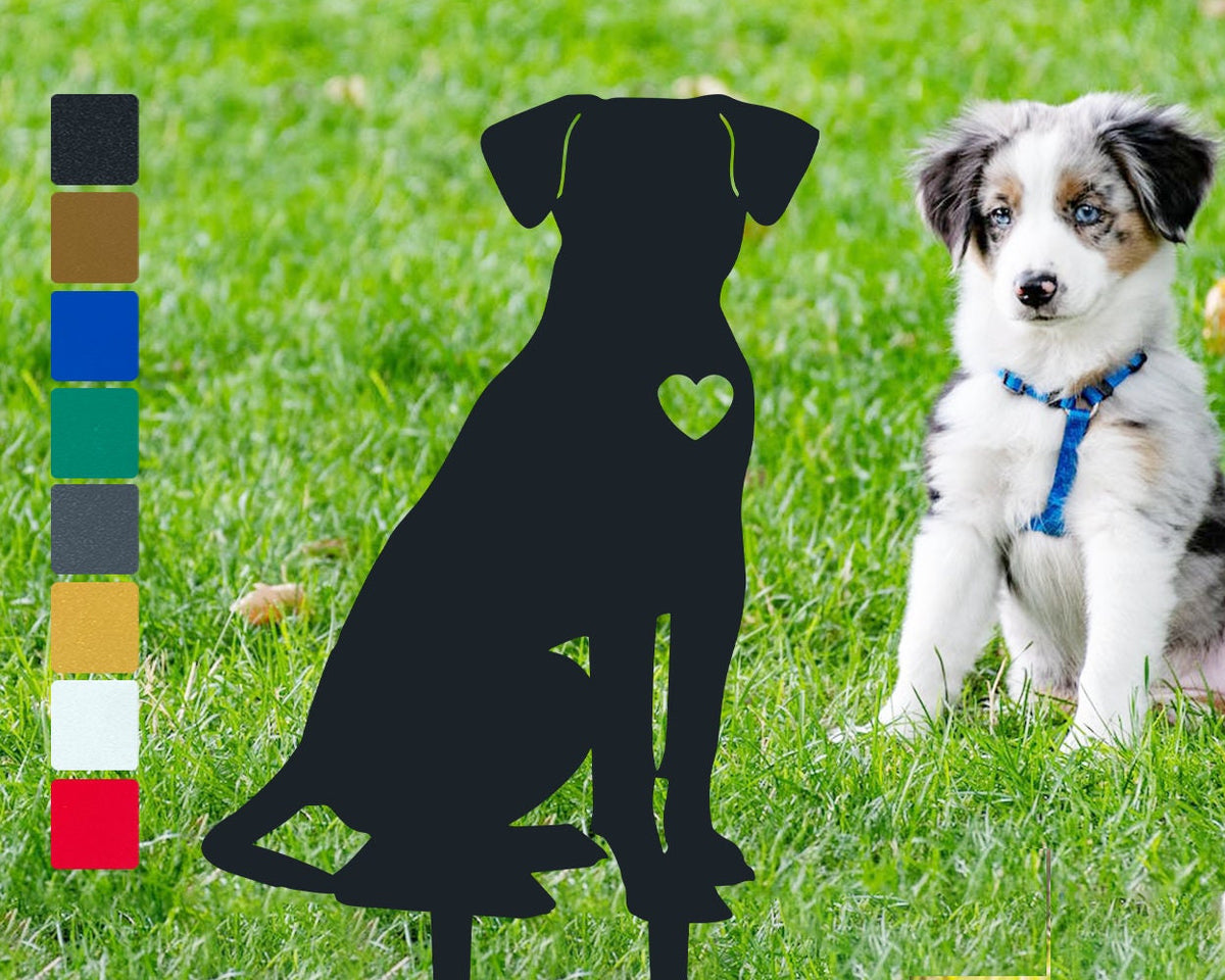 Personalized Labrador Metal Stakes Pet Memorial Plaque Lawn Ornament Memorial Plaque Custom Dog Iron Signs Memorial Stakes For Dog Mom