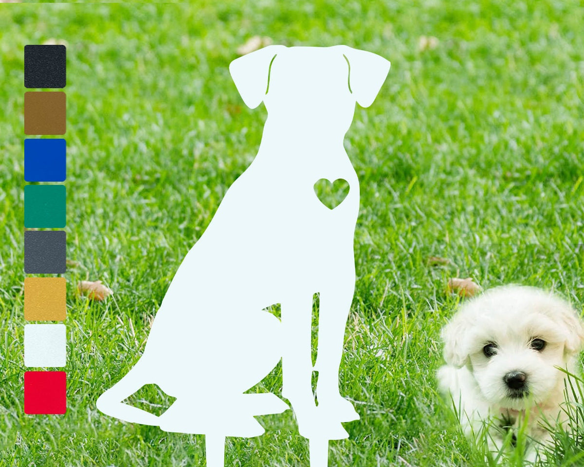 Personalized Labrador Metal Stakes Pet Memorial Plaque Lawn Ornament Memorial Plaque Custom Dog Iron Signs Memorial Stakes For Dog Mom