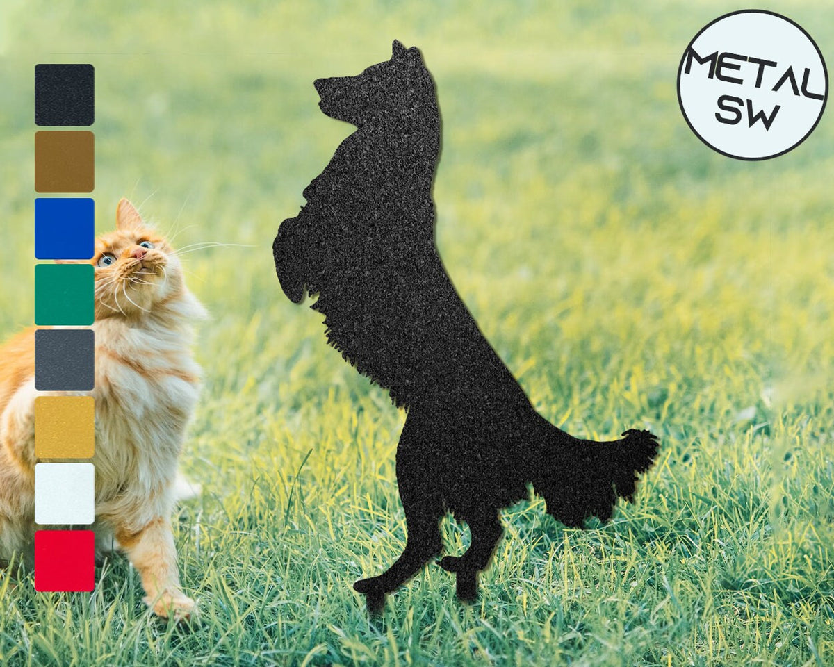 Custom Border Collie Memorial Stake Sign Pet Loss Giftsympathy Sign Remembrance Stake Pet Grave Markers Sign Dog Memorial Stake