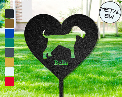 Metal Airedale Terrier Sign Airedale Terrier Garden Stakes Dog Memorial Plaque Lawn Stakes Pet Loss Gift Airedale Terrier Cemetery Decor
