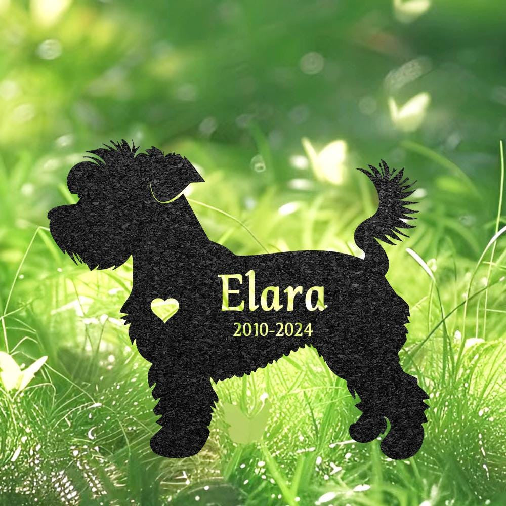 Custom Maltese Dog Memorial Sculpture Maltese Silhouette Lawn Ornament Personalized Dog Grave Marker Garden Decor Art Pet Loss Gift
