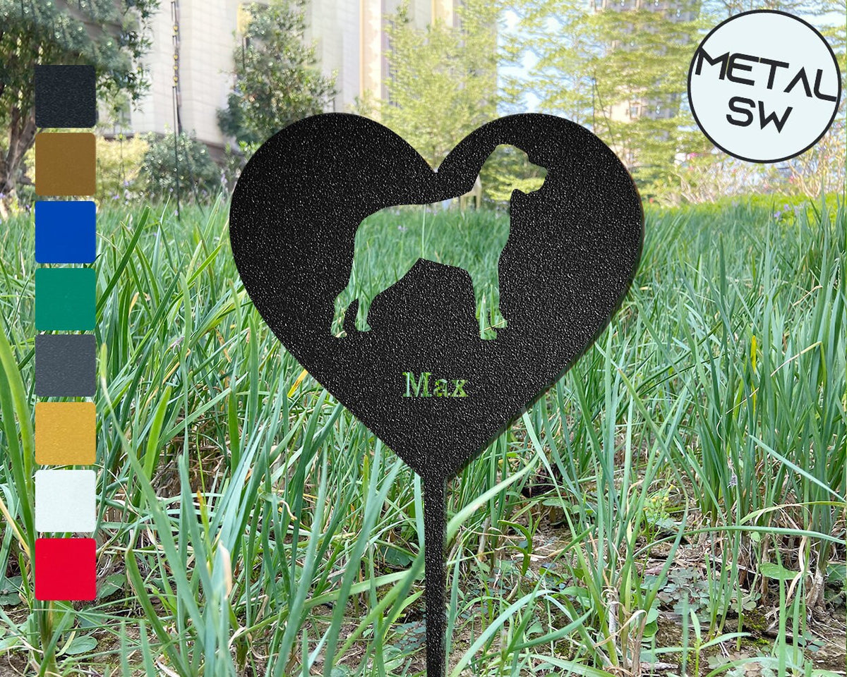 Personalized Great Dane Memorial Plaque Great Dane Gift Dog Garden Stake Personalized Dog Silhouette Sign Great Dane Yard Decor