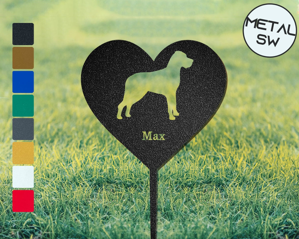 Personalized Great Dane Memorial Plaque Great Dane Gift Dog Garden Stake Personalized Dog Silhouette Sign Great Dane Yard Decor