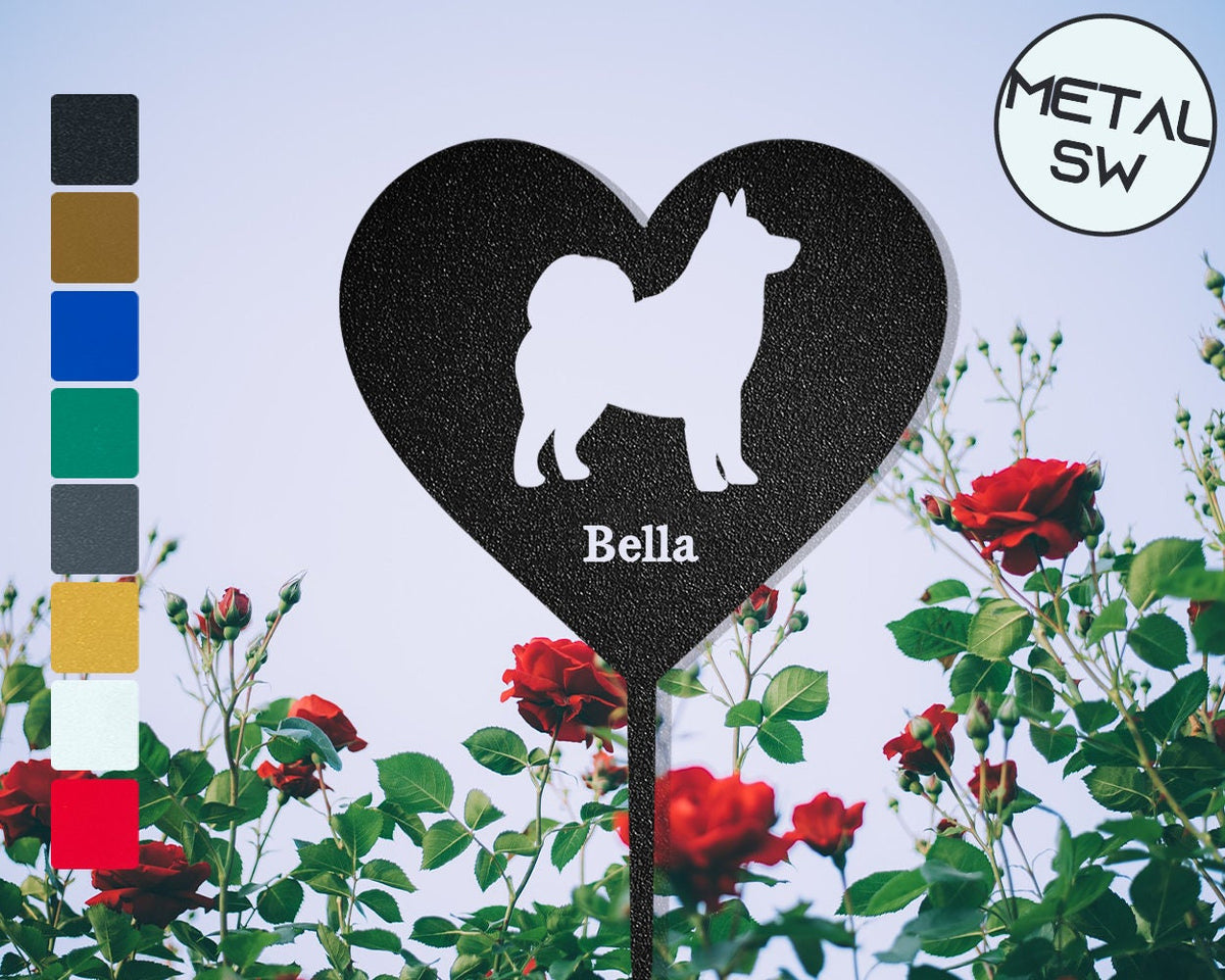 Metal Malamute Sign In Loving Memory Alaskan Malamute Garden Stakes Dog Memorial Plaque Lawn Stakes Pet Loss Gift Pet Sympathy Gift