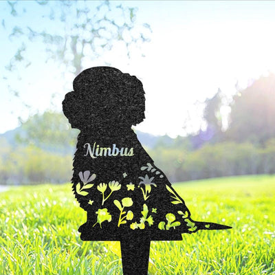 Custom Shih Tzu Dog Memorial Plaque Personalized Dog Grave Marker Remembrance Stake Pet Loss Gift Pet Burial Stake Outdoor Yard Sign