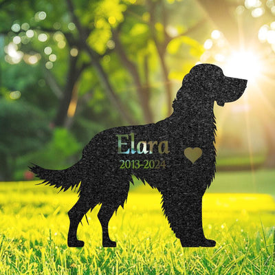Custom Irish Setter Memorial Stake Personalized Dog Metal Stake For Pet Grave Marker Remembrance Plaque Garden Sign Dog Cemetery Decor
