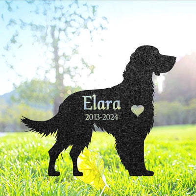 Custom Irish Setter Memorial Stake Personalized Dog Metal Stake For Pet Grave Marker Remembrance Plaque Garden Sign Dog Cemetery Decor